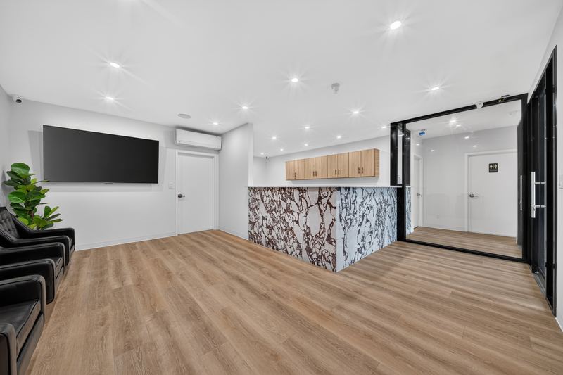 Reception and waiting area